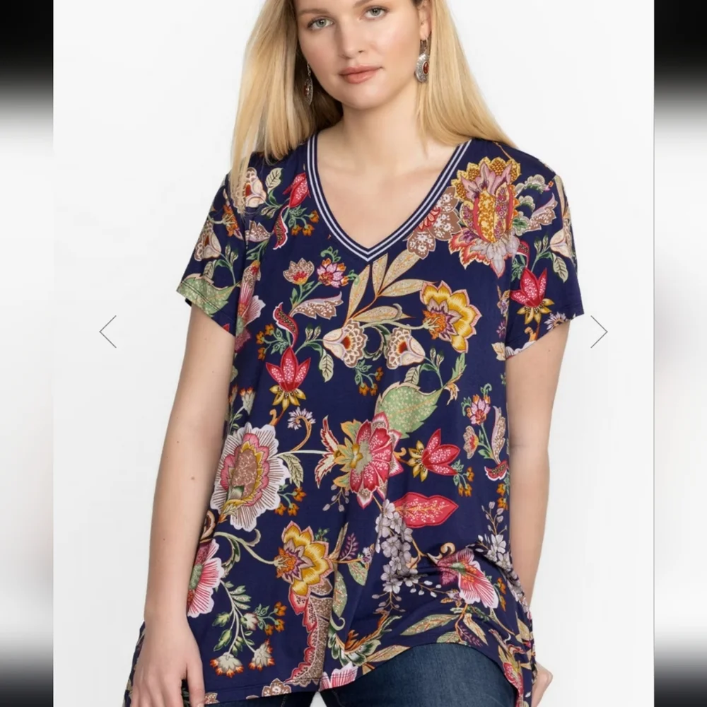 Johnny Was The Janie Favorite Drape Tunic - Picture 1 of 11